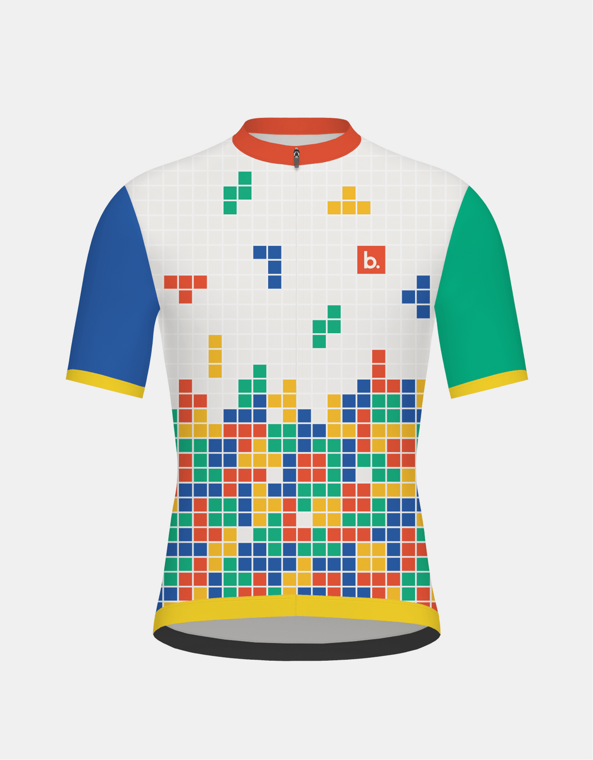 Kids Cycling Tetris Jersey - Bizkut